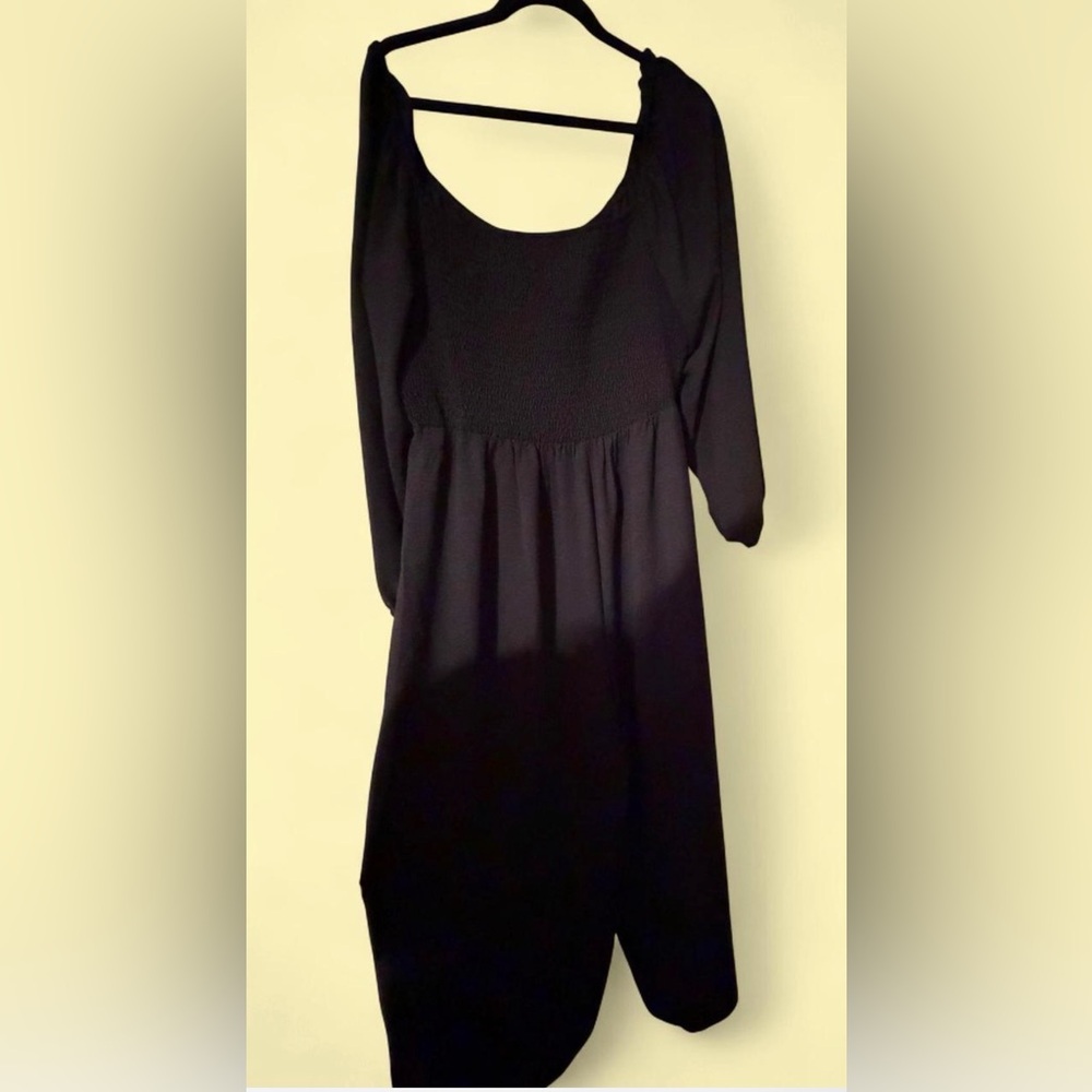 CurvyZy‎ Black Long Sleeve Empire Waist Romper 2XL (US 16–20)